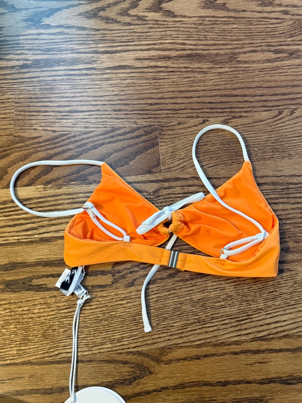 NWT Princess Polly Janey Orange Bikini Top Size 2